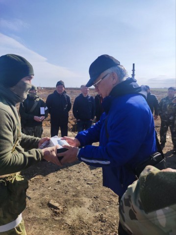 ​Делегация Агинского Бурятского округа 5-8 марта вновь побывала в зоне специальной военной операции 4