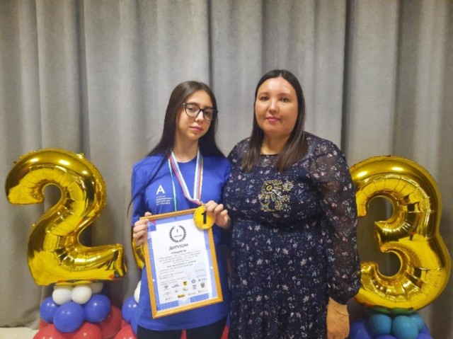 Студентка Агинского педколледжа завоевала золотую медаль Абилимпикса