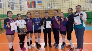 Женские волейбольные команды Агинского округа выявляли лучших в двух турнирах